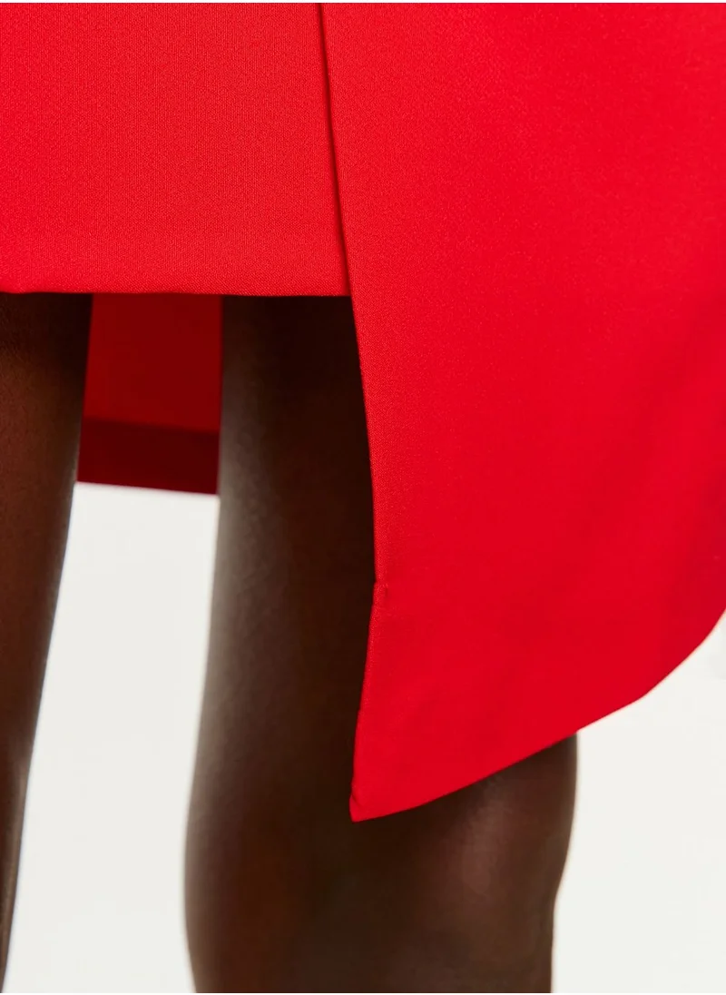 trendyol Asymmetrical Halter Neck Dress