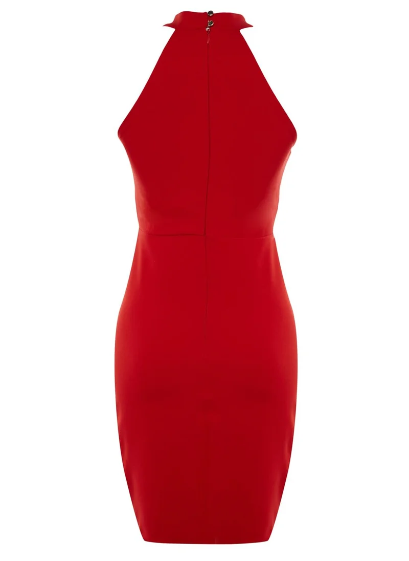 trendyol Asymmetrical Halter Neck Dress