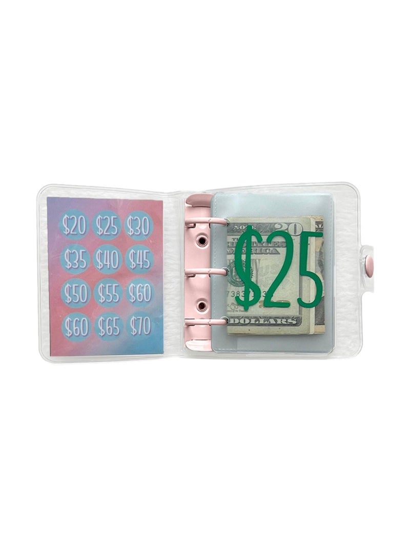 1000 Savings Challenge Binder with Envelopes, Reusable Budgeting Book, Mini Cash Envelope System for Savings Goals, Perfect Gift for Money Management (1 Pack) - Image 2