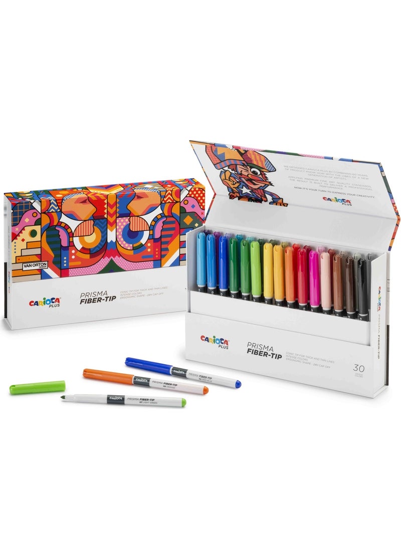 Plus Prisma Fiber Tip Felt Paint Pen 30 Pack (Hard Box) - pzsku/ZB34E4F6EF6B925D0C5D8Z/45/_/1725791257/4d4f7d81-8b35-4789-be4c-f2213950ce4e