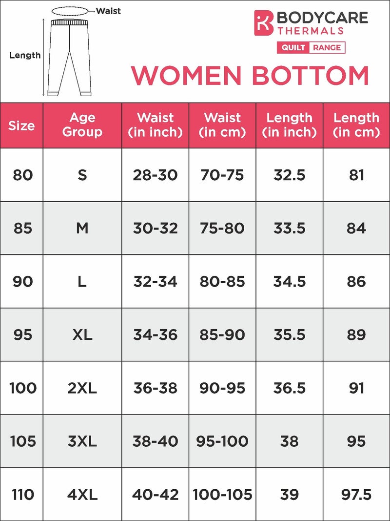 BODYCARE Womens Bottoms Pack of 1-Gray Melange - Image 4