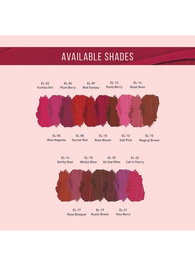 Lotus Makeup Ecostay Matte Lip Lacquer, Matte Finish, 4 g - Scarlet Red x Pack of 2 - Image 5