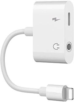 Generic Headphone Jack Adapter for iPhone Car Charger 3.5mm Aux Earphone Audio Splitter and Charge Connector for iPhone 7/8/X/7 Plus/8 Plus/XS MAX Support Jack Dongle Converter and Charger Compatible All iOS 