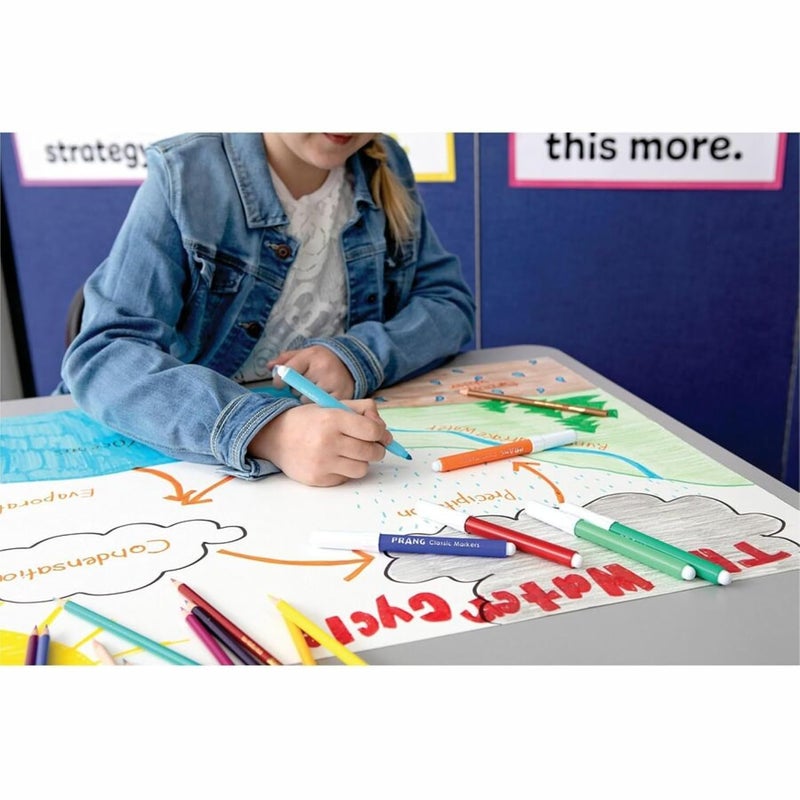 Pacon ® Peacock® Railroad Board, 22" x 28", 4-Ply, White, Carton of 100 Sheets - Image 4