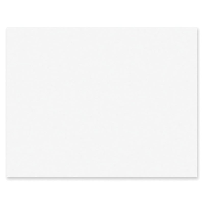 Pacon ® Peacock® Railroad Board, 22" x 28", 4-Ply, White, Carton of 100 Sheets - Image 1