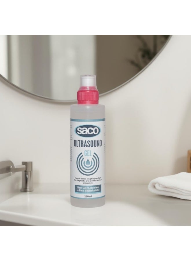 ساكو الترا ساوند جل بالموجات فوق الصوتية اقل حركة عالي اللزوجة  ومضاد للجراثيم 250 مل من ساكو ( 2 عبوة ) - Image 5