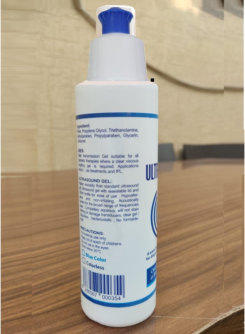 SACO Clear Ultrasound Gel Colourless Bacteriostatic for Ultrasound and Doppler Machines and Monitors 250 ml - Image 2