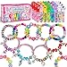 leitait 24 Pack Bracelet WandsCharm Bracelet Jewelry Making KitArts Crafts for KidsUnicorn Party Favors SuppliesGoodie Bags StuffersClassroom PrizesBirthday Gifts for Girls Ages 48 Years Old - Image 3