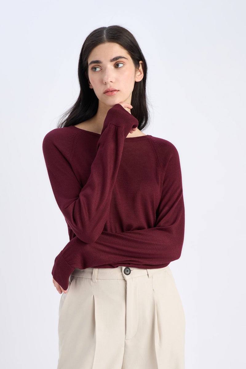 DeFacto Woman Regular Fit Crew Neck Pullover  - Image 4