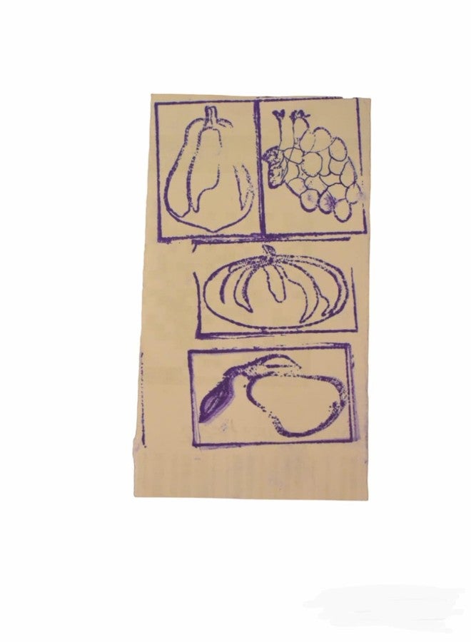 FUTUREZ KEY Fruits Picture Stamp Set | Educational Rubber Stamps for Students & Teachers - Pack of 18 Creative Learning Tools - Image 5