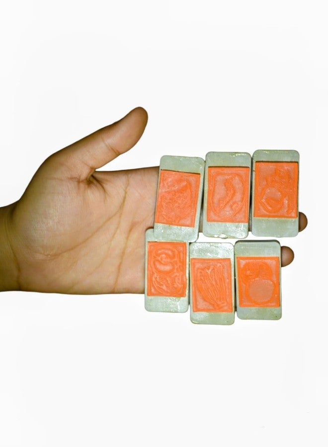 FUTUREZ KEY Fruits Picture Stamp Set | Educational Rubber Stamps for Students & Teachers - Pack of 18 Creative Learning Tools - Image 4