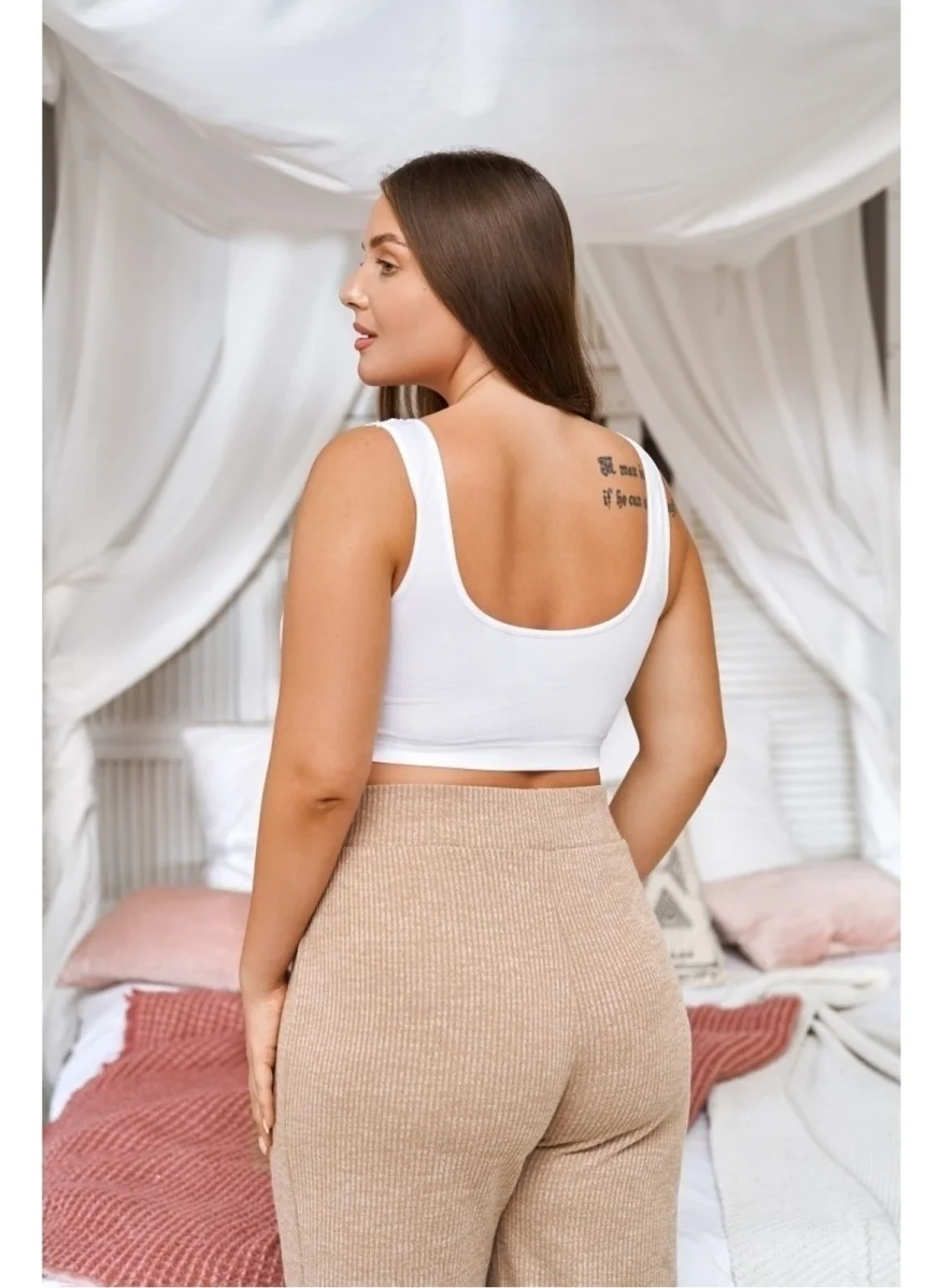 Mistirik Seamless Corset Bra with Mystical Gathering Support, Flexible Fabric Without Hooks and Buckles
