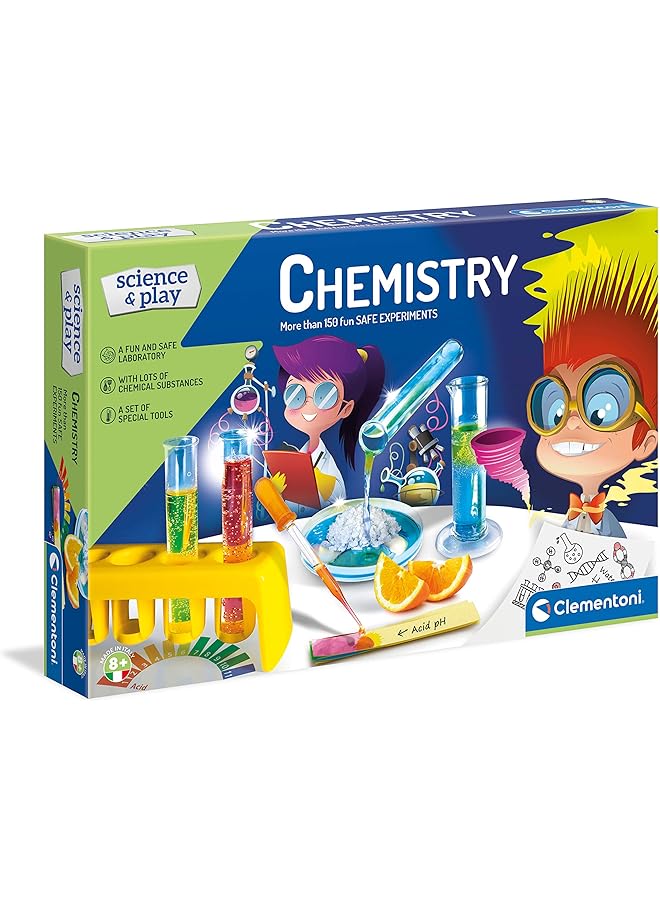 كلمينتوني مجموعة العلوم واللعب الكيميائية المخبرية العلمية للأعمار من 8 سنوات - Image 1