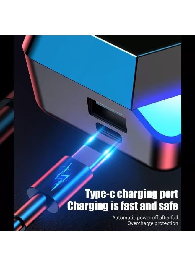 سماعات رأس لاسلكية للألعاب M28 بتقنية بلوتوث 5.1، مزودة بشاشة LED، تحكم باللمس، وميكروفون مدمج. - Image 3