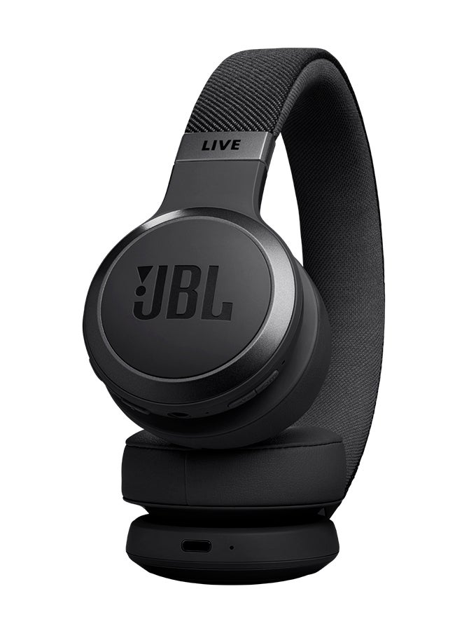 JBL Live 670NC Wireless On-Ear Headphones With True Adaptive Noise Cancelling Black - Image 5