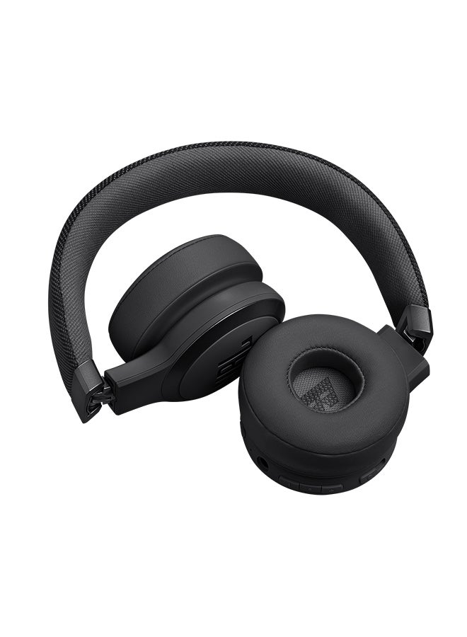 JBL Live 670NC Wireless On-Ear Headphones With True Adaptive Noise Cancelling Black - Image 4