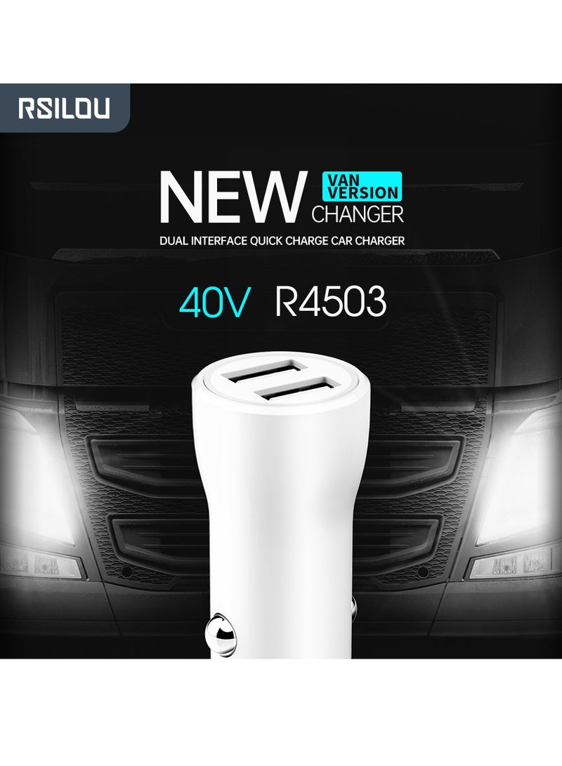 ارسيلو شاحن سيارة R4503-001 3.6A USB مزدوج عالي التحمل وسريع الطاقة ومخصص للشاحنات، - Image 4