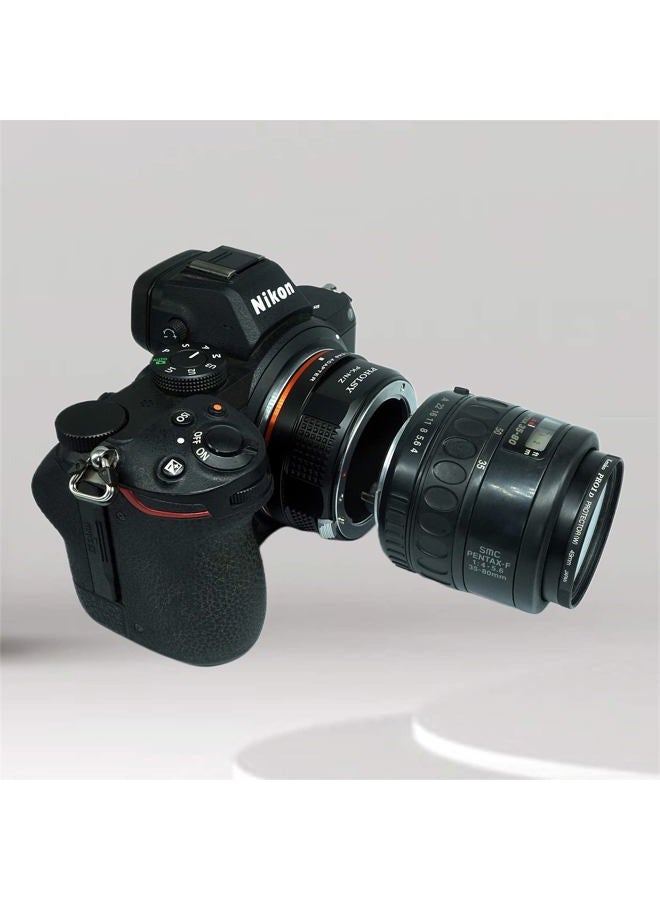PHOLSY Lens Mount Adapter Compatible with Pentax K PK Lens to Nikon Z Mount Camera Body Compatible with Nikon Z fc, Z30, Z9, Z8, Z6 II, Z7 II, Z6, Z7, Z5, Z50 - Image 4