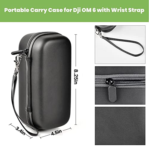 ALKOO Case Compatible with DJI Osmo Mobile 7/7P Smartphone Gimbal – Travel Storage Holder Bag for 3-Axis Stabilizer, Extension Rod, Phone Clamp & Tripod – Pouch Only (Basic Style) - Image 3