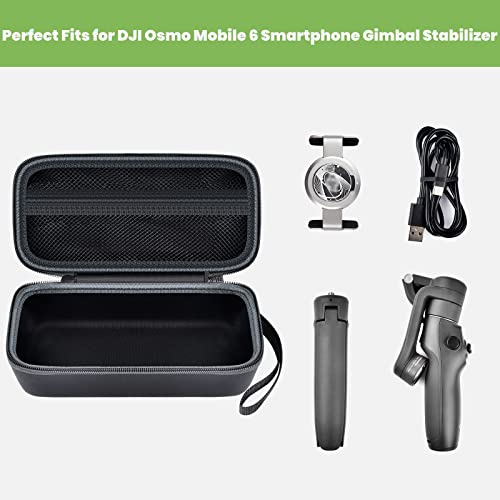 ALKOO Case Compatible with DJI Osmo Mobile 7/7P Smartphone Gimbal – Travel Storage Holder Bag for 3-Axis Stabilizer, Extension Rod, Phone Clamp & Tripod – Pouch Only (Basic Style) - Image 2
