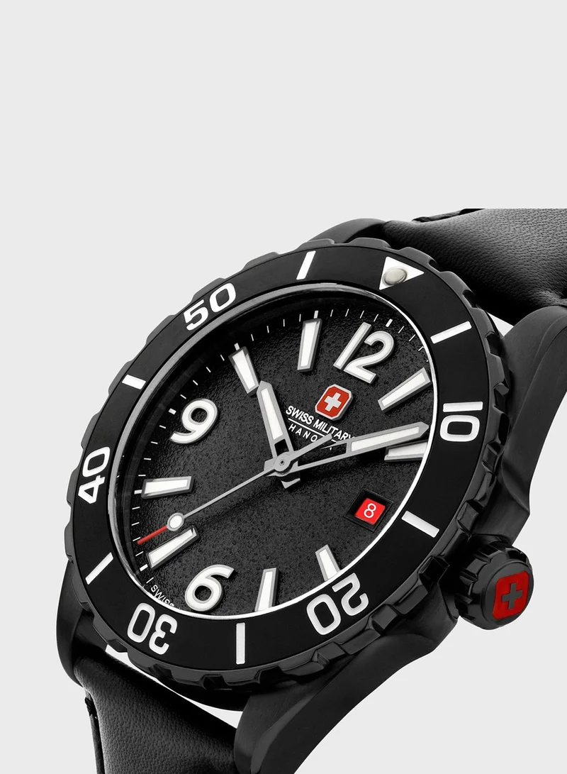 SWISS MILITARY Carbon Peak Analog Watch