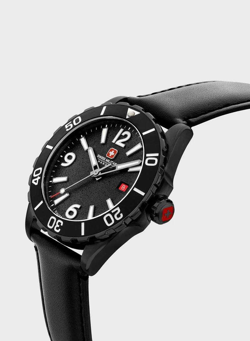 SWISS MILITARY Carbon Peak Analog Watch