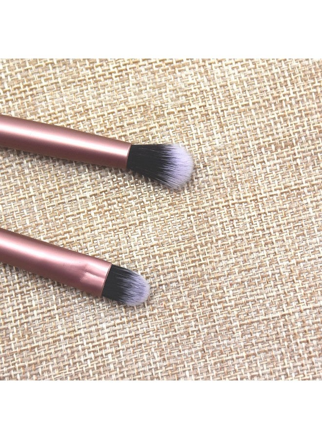 TEONEI Dual Ended Eye Makeup Brush Eyeshadow Blending Brush Eyeshadow Smudge Brush Foundation Makeup Applicator 5Pcs - Image 5
