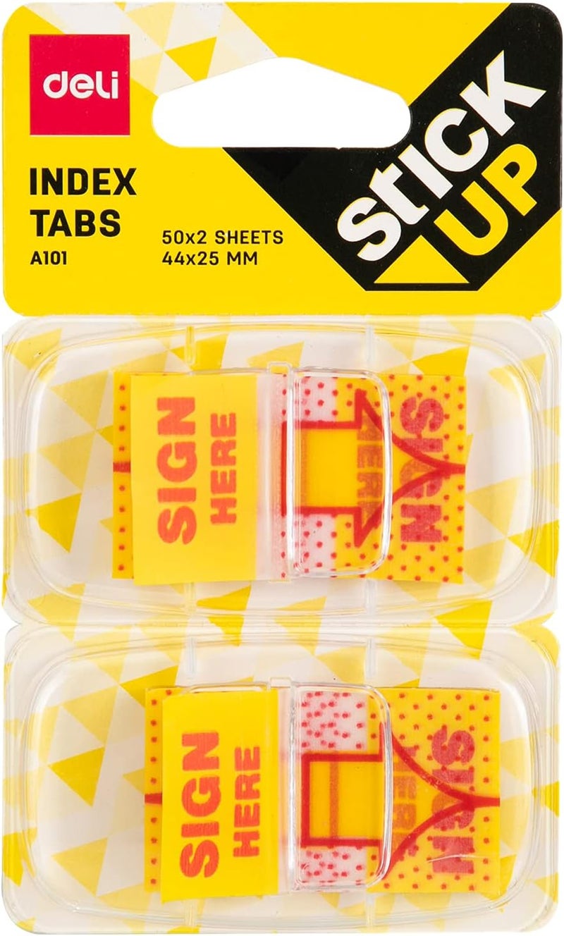 ديلي علامات تبويب الفهرس Ea10101 قم بالتوقيع هنا - Image 1