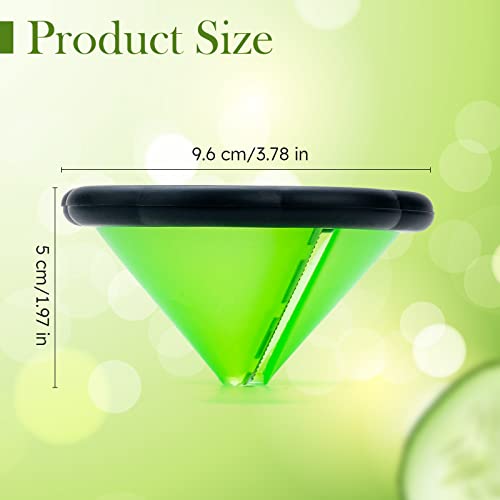 TXIN Carrot Curler and Peeler, Green Carrot Spiral Shred Slicer Root Vegetables Fruits Slicer Sharpener Garnishing Tool - Image 2