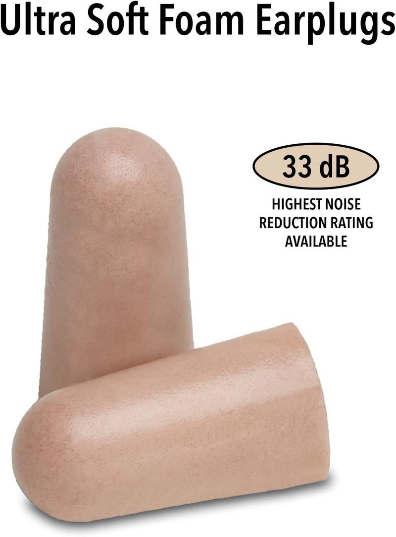 Mack's Ultra Soft Foam Earplugs - 5 Pair, 33dB Noise Reduction for Sleeping, Snoring, Travel, and Concerts - Image 2