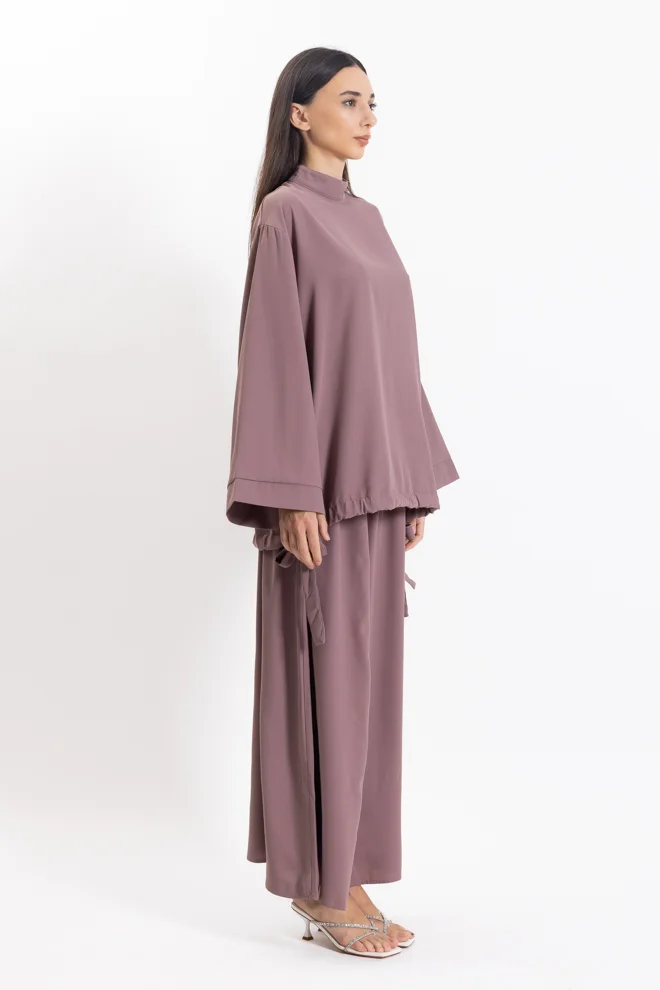 SHAPES DETAILED MAXI SKIRT SET
