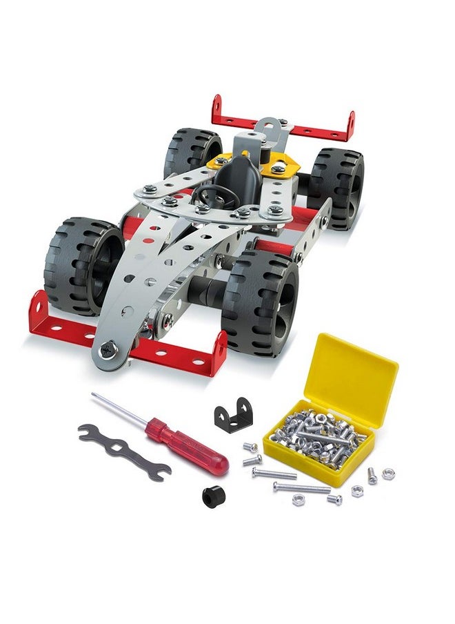 Mechanix - Metal Mechanix-3 DIY STEM Toy, Building and Construction Set for Boys and Girls Age 7+ Years - Image 1