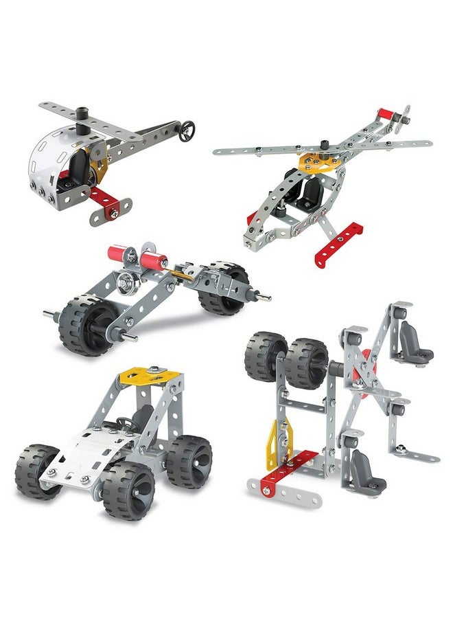 Mechanix - Metal Mechanix-3 DIY STEM Toy, Building and Construction Set for Boys and Girls Age 7+ Years - Image 1