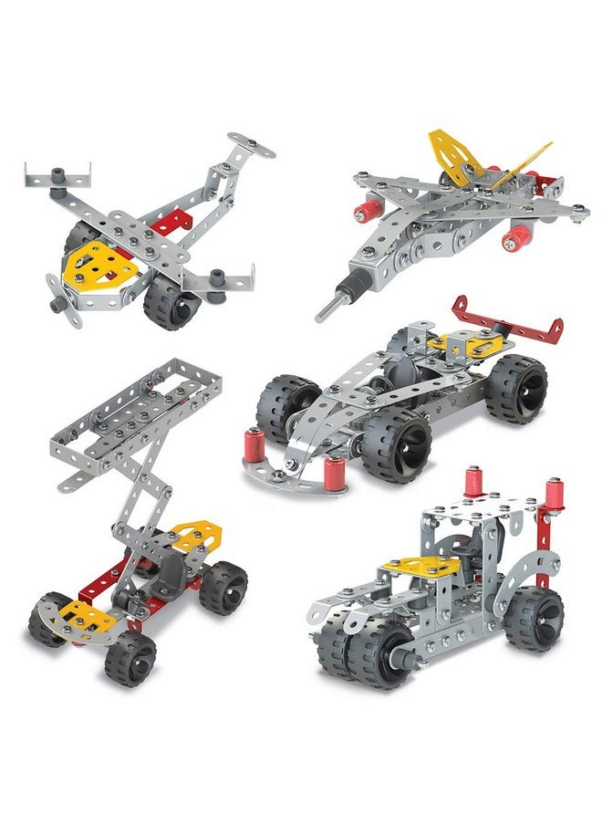 Mechanix - Metal Mechanix-3 DIY STEM Toy, Building and Construction Set for Boys and Girls Age 7+ Years - Image 1
