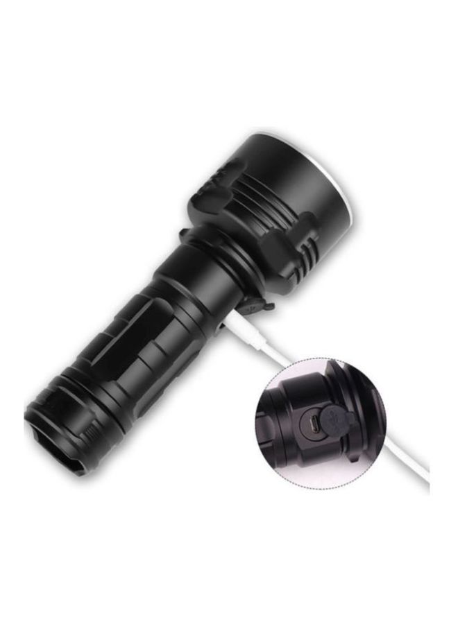 NIBEMINENT USB Charging Flashlight Black - Image 3