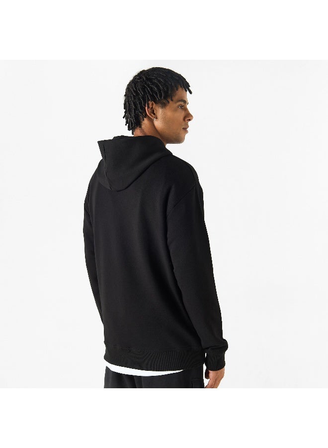 Kappa Kappa Logo Detail Hoodie with Long Sleeves  - Image 3