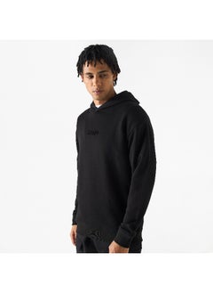 Kappa Kappa Logo Detail Hoodie with Long Sleeves  - Image 4