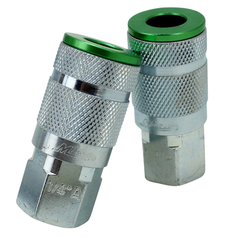 Milton ColorFit Coupler & Plug Kit (14 Piece), A-Style 1/4 NPT Green, S-314AKIT - Image 4