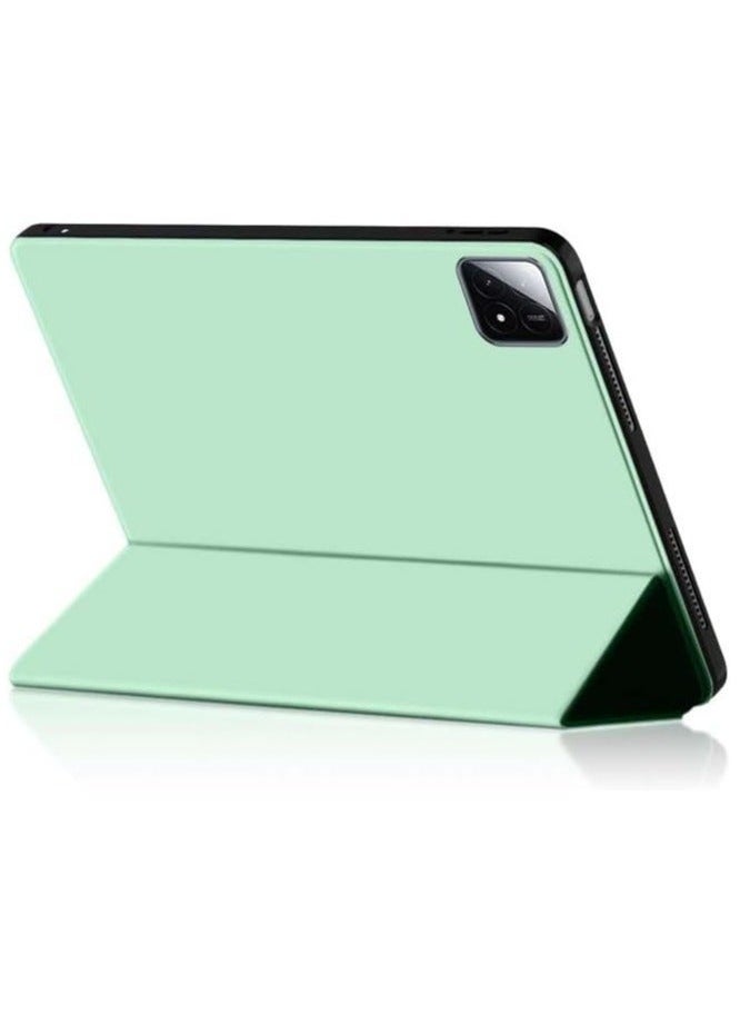Case for Xiaomi Pad 6S Pro 12.4, 【Stand Feature】 TPU Anti-scratch Protective Case, Ultra Thin Smart Cover Kickstand Case, for Xiaomi Pad 6S Pro-Green - Image 3