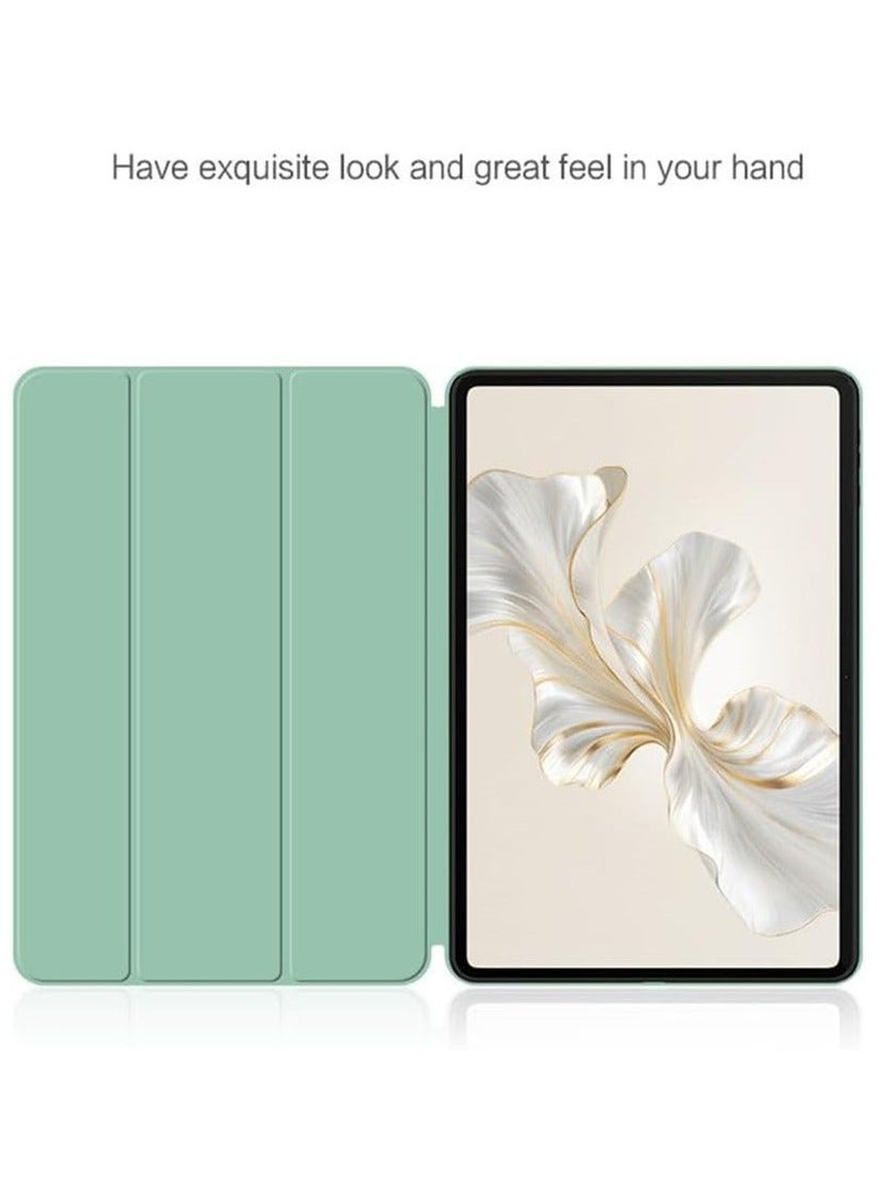 Case for Xiaomi Pad 6S Pro 12.4, 【Stand Feature】 TPU Anti-scratch Protective Case, Ultra Thin Smart Cover Kickstand Case, for Xiaomi Pad 6S Pro-Green - Image 4