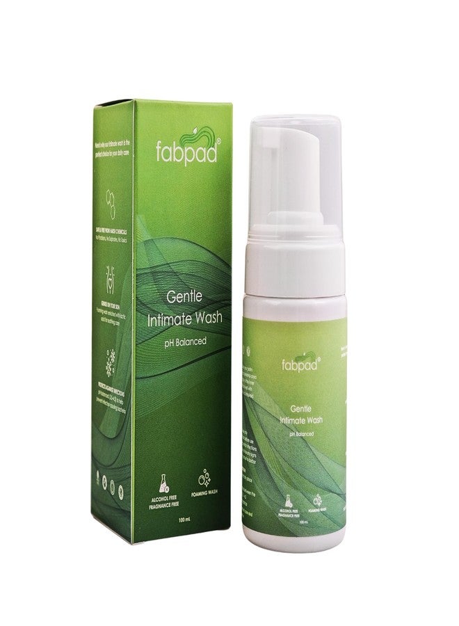 Fabpad Gentle Intimate Wash for Women - pH Balanced, Fragrance-Free, Daily Feminine Hygiene Cleanser (100ml) - Image 1