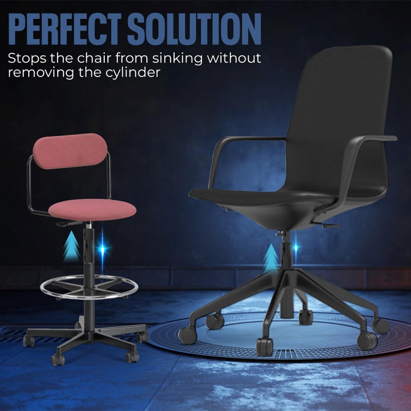 VDE Industries Fix A Sinking Office Chair - No Gas Lift Cylinder or Tools Required - Replacement Computer Office Chair Gas Lift Cylinder Alternative - Image 4