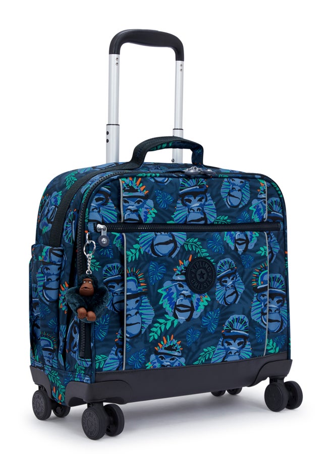 kipling Large wheeled bag Unisex Blue Monkey Fun New Storia  - Image 4