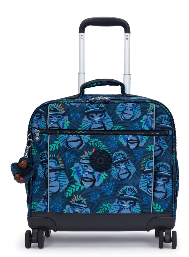 kipling Large wheeled bag Unisex Blue Monkey Fun New Storia  - Image 1