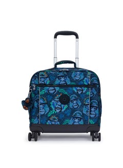 kipling New Storia Blue Monkey Fun Large Wheeled Bag  - Image 1