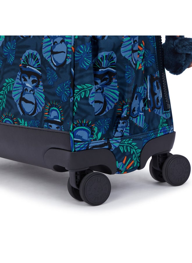 kipling New Storia Blue Monkey Fun Large Wheeled Bag  - Image 5