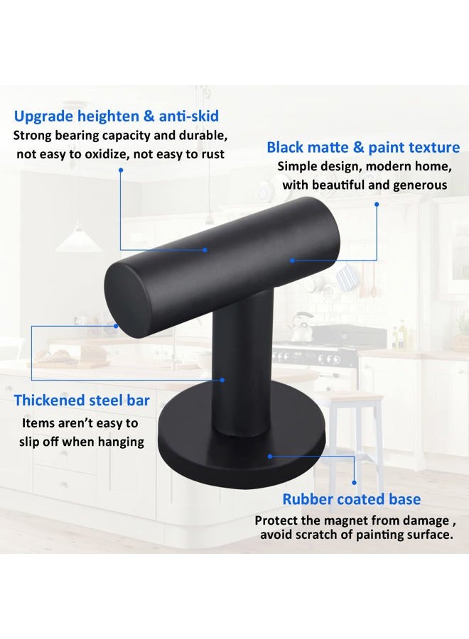 ULIBERMAGNET Strong Magnetic Coat Hooks,Heavy Duty Rubber Coated Magnets Hook for Metal,Door,Grill,Refrigerator, Locker,Neodymium Magnet Hook for Towel,Coat,Bag,Umbrella - Image 5