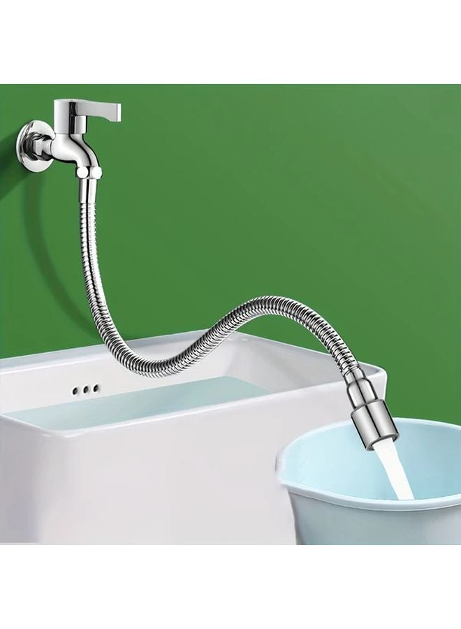 Heavy Duty 20cm 360 Swivel Faucet Extension Anti Splash High Pressure Sink Pipe - Image 2