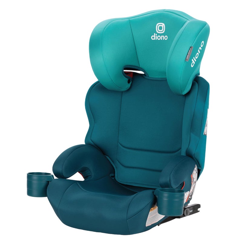 Diono Everett NXT High Back Booster Car Seat with Rigid Latch, Lightweight Slim Fit Design, 8 Years 1 Booster Seat, Black - Image 1