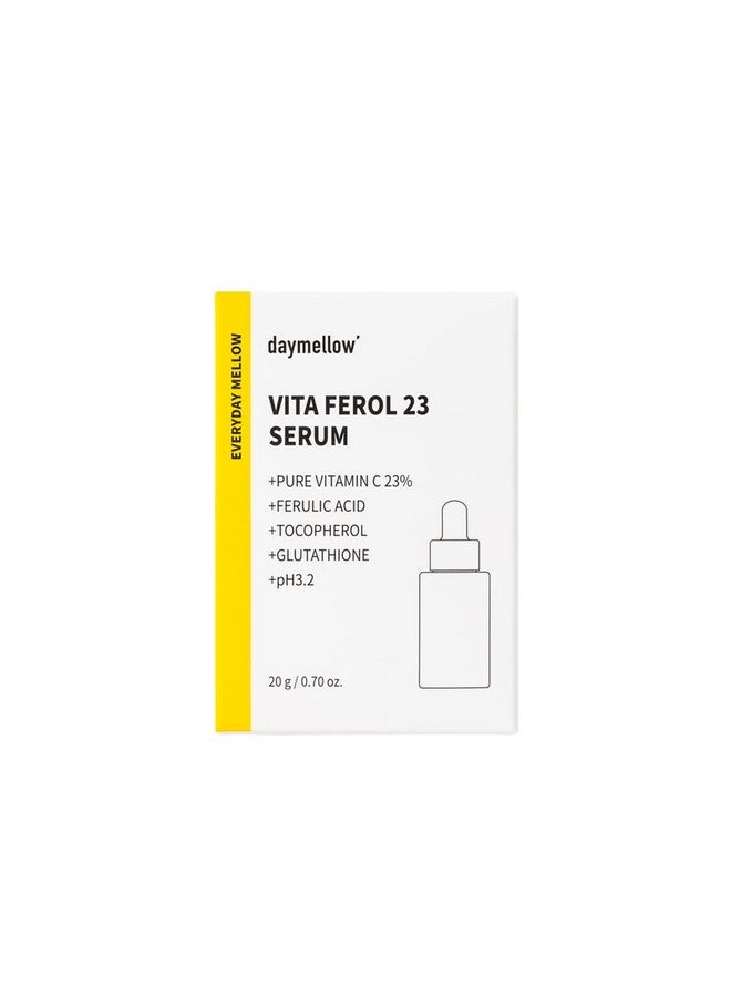 DAYMELLOW Vita Ferol 23 Serum Face Moisturizerfacial Serum Vita Serumbrightening & Hydrating Facial Serum For Dark Spots Fine Lines Uneven Skin Tone 0.67Fl.Oz/20Mlkorean Skincare - Image 2